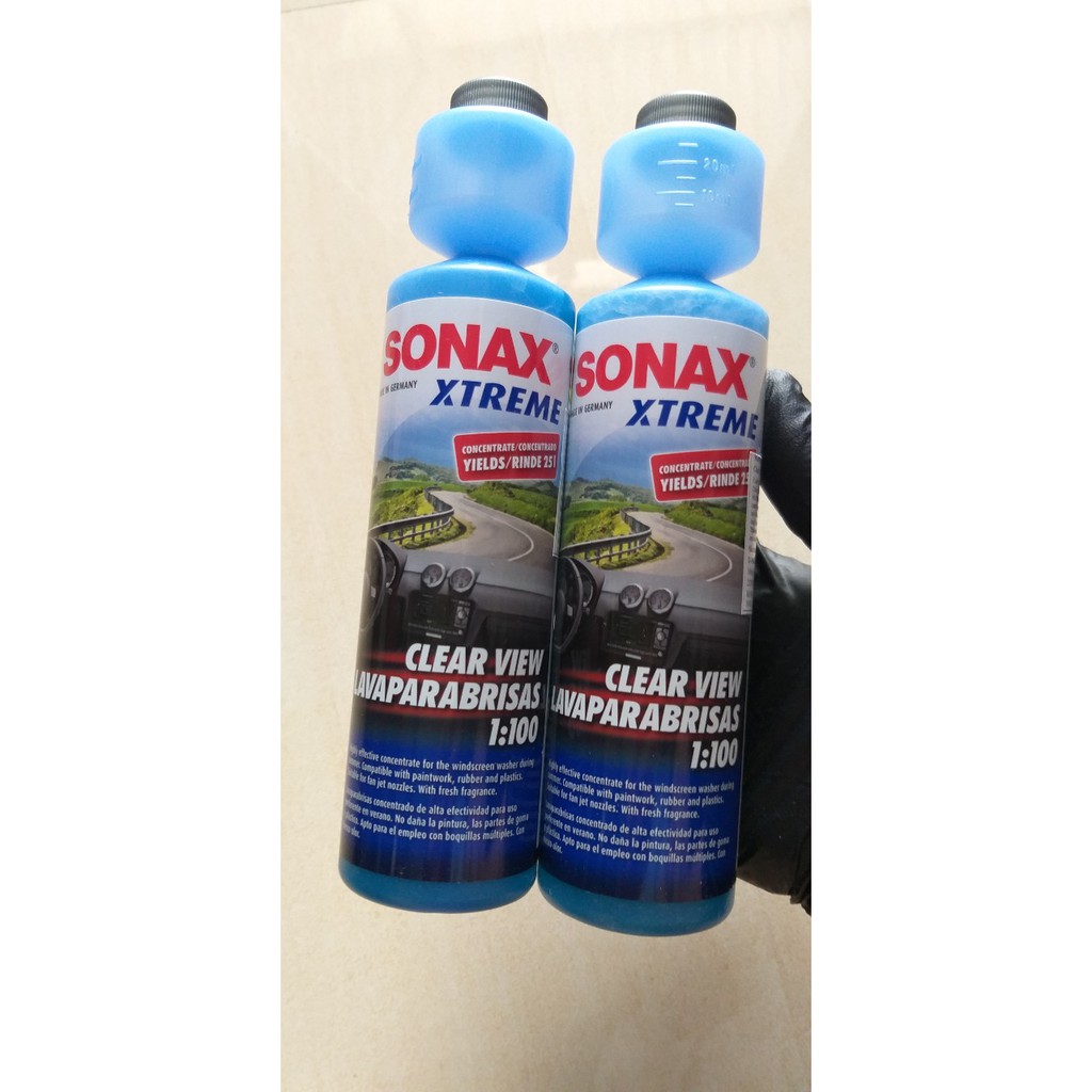 Nước rửa kính lái đậm đặc - Sonax xtreme clear view nanopro