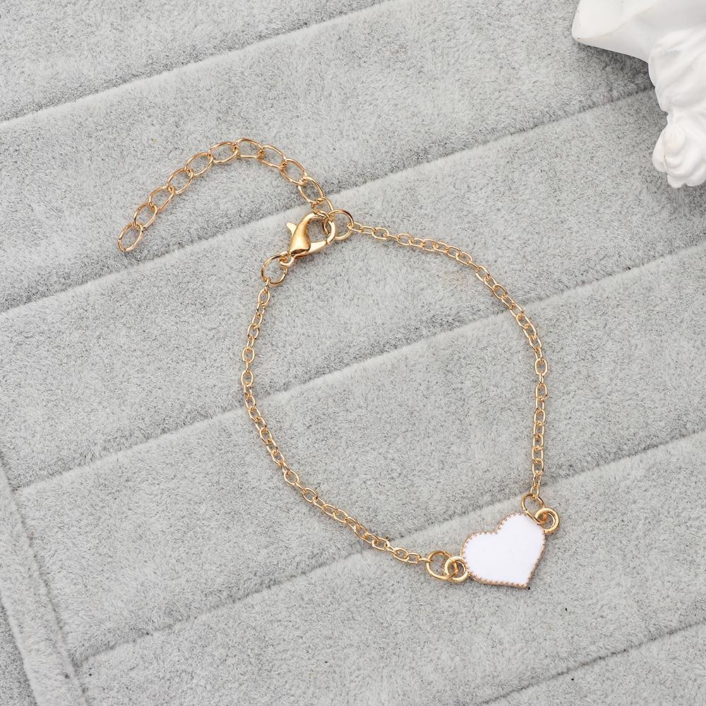 LEILY Vòng Tay Mặt Trái Tim Đơn Giản Thời Trang