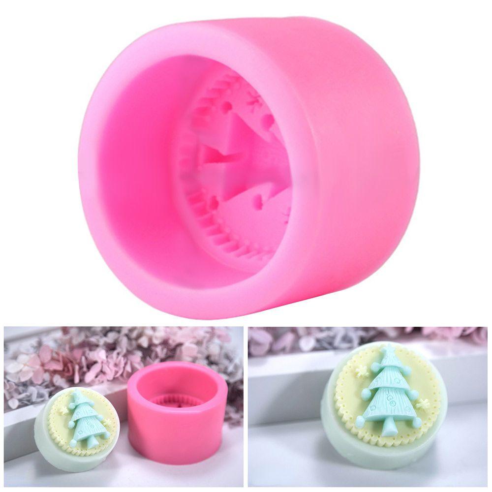 Khuôn Silicone Làm Xà Phòng Thủ Công Hình Cây Thông Giáng Sinh Đa Năng DIY