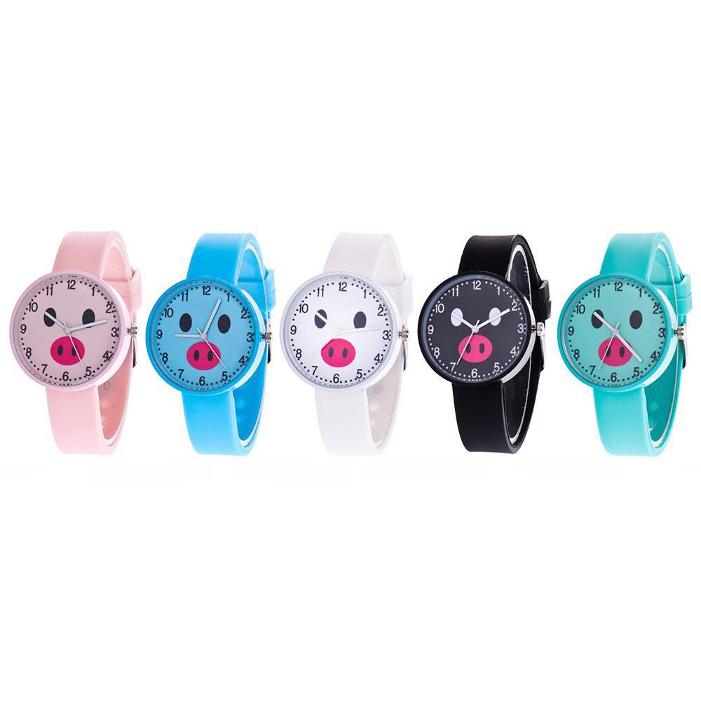 Đồng Hồ Silicon HÌNH CON HEO Cho Bé Yêu (Hàng có sẵn đủ mầu) | BigBuy360 - bigbuy360.vn