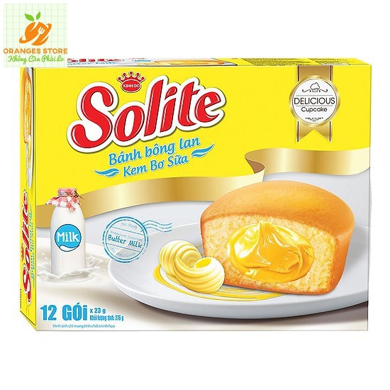 Bánh Solite CUPCAKE HỘP 276g