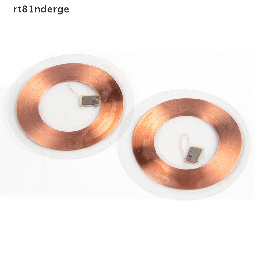 【ge】 5Pcs 125KHz ID T5577 Writable Rewritable Copper Coil Coin Card Keyfob RFID .