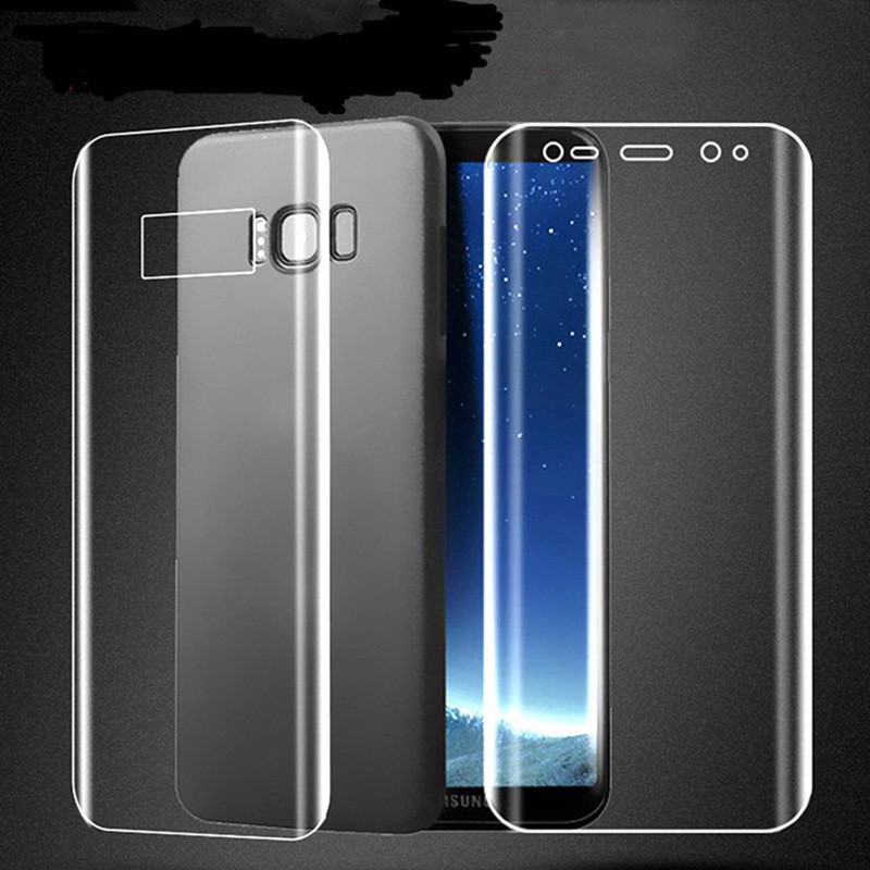 Set 2 Kính Cường Lực Bảo Vệ Mặt Trước Và Sau Dành Cho Điện Thoại Samsung Note 8 Plus S9 Plus