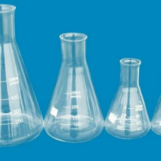 Bình tam giác cổ hẹp bằng thủy tinh -100ml