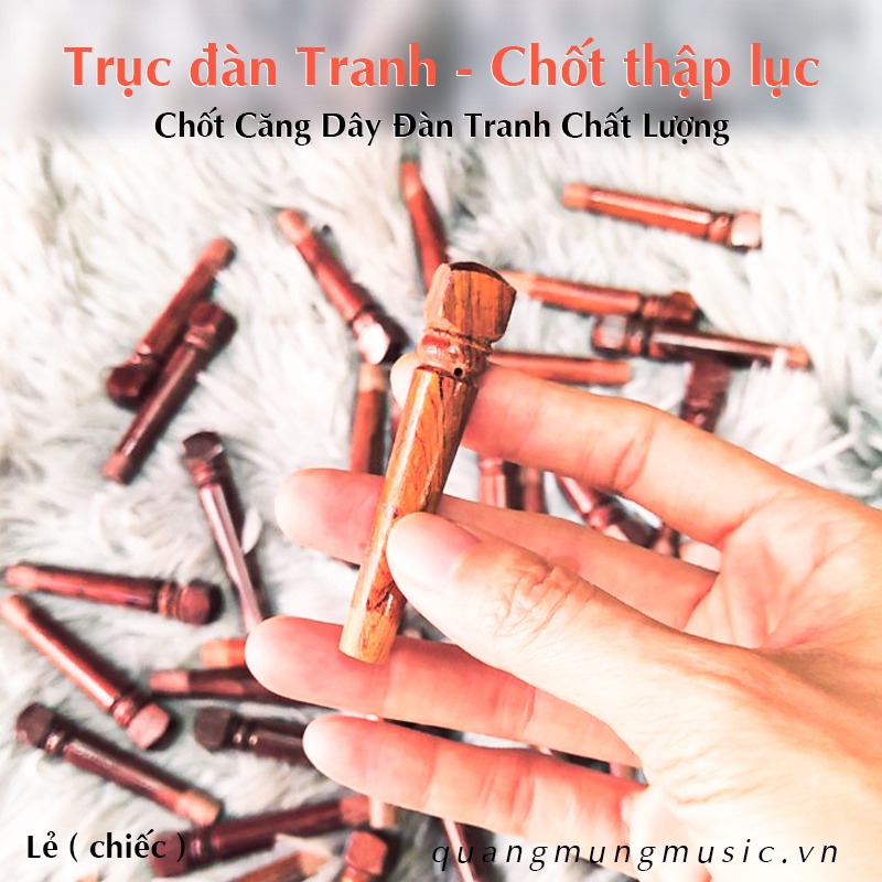 Trục đàn Tranh - Chốt thập lục - Chốt Căng Dây Đàn Tranh Chất Lượng ( Lẻ )