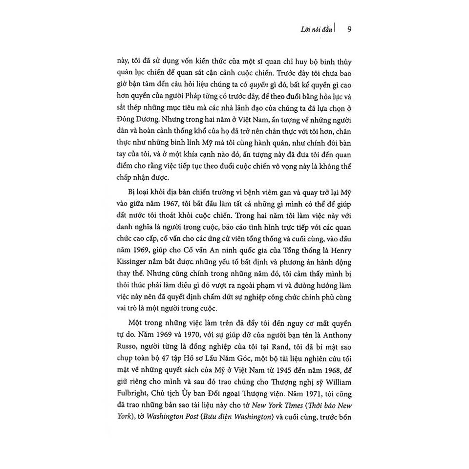 Sách - Hồ sơ mật lầu 5 góc và hồi ức về chiến tranh việt nam (sách tham khảo) | BigBuy360 - bigbuy360.vn