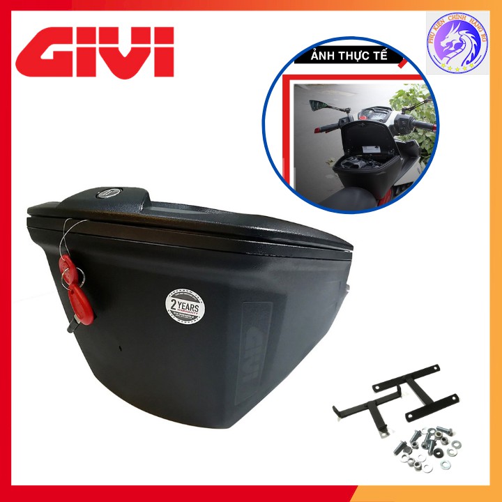 Combo Thùng Giữa Givi G10N Và Pát Gắn Cho Xe Winner V1/ Winner X - Hàng Chính Hãng - BH 24 Tháng