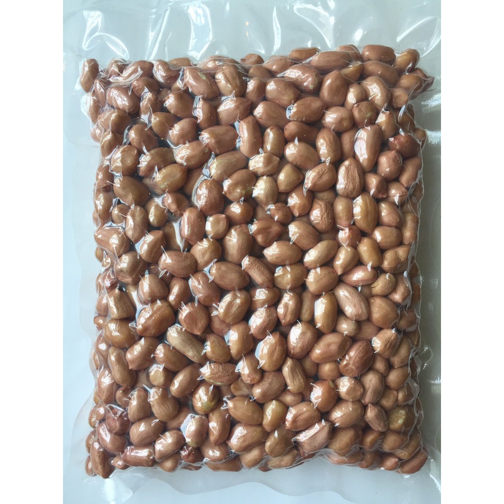 500g-1kg- Lạc nhân trắng / Đậu phộng trắng sống (lạc bóc tay)