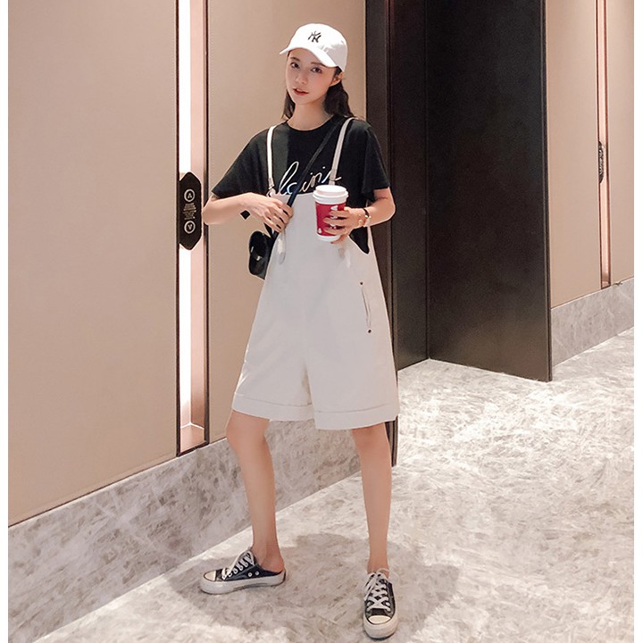 Quần yếm dây mỏng có hai túi hai bên - BKZ200319 | BigBuy360 - bigbuy360.vn