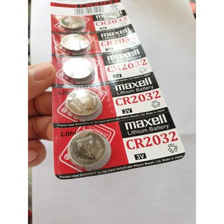 ( Chính hãnh - có VAT ) Pin Maxell CR2032 ( 1 Vĩ / 5 Viên )