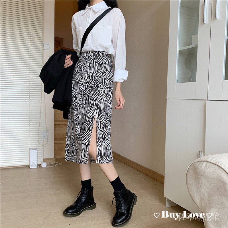 Chân Váy Midi Họa Tiết Ngựa Vằn C3150 Kztt | BigBuy360 - bigbuy360.vn
