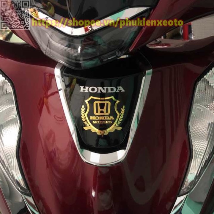 Logo bông lúa trang trí xe ô tô, xe máy các hãng xe