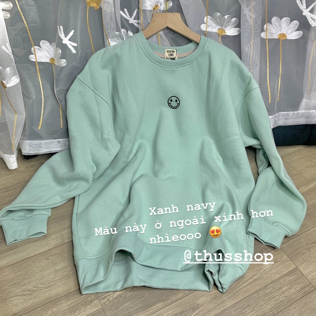 [ Mã 12FASHIONSALE1 giảm 10K đơn 50K ] Áo Sweater Nam Nữ Nỉ Bông Cổ Tròn Form rộng Hàng Cao Cấp Chuẩn Xịn THUS-A2N02 | BigBuy360 - bigbuy360.vn
