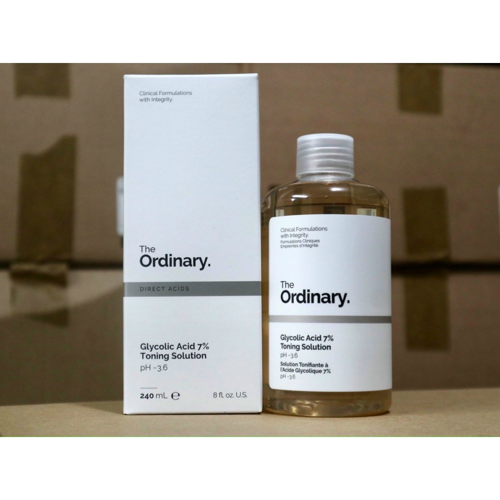 Toner tẩy da chết The Ordinary Glycolic Acid 7% Toning Solution 240ml
