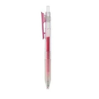 Bút gel Muji PC Cushion – Metal tip 0.5mm – Màu hồng phấn (Sakura Pink)