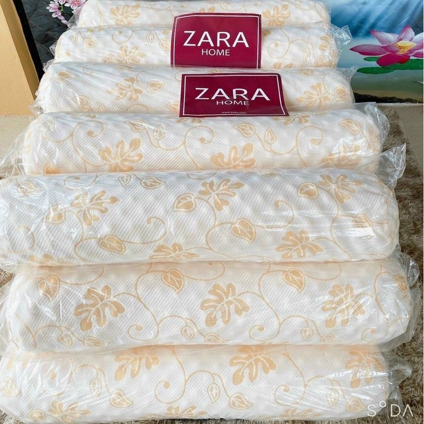 Gối ôm Zara Home, gối ôm cao su non thiên nhiên cao cấp