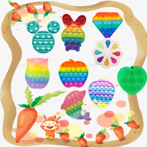 Ready Stock Đồ Chơi Pop It Fidget Giảm Stress Bản Cheese Board - Tấm Pad Pot It Mini - Pop it Khổng Lồ Cao Cấp Hot Trend TTS01