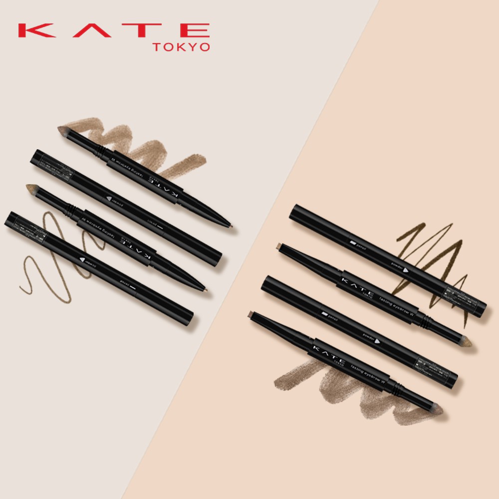 Bút Kẻ Lông Mày Kate Lasting Eyebrow W 2 Đầu (Square Đầu Dẹt) 0.5g