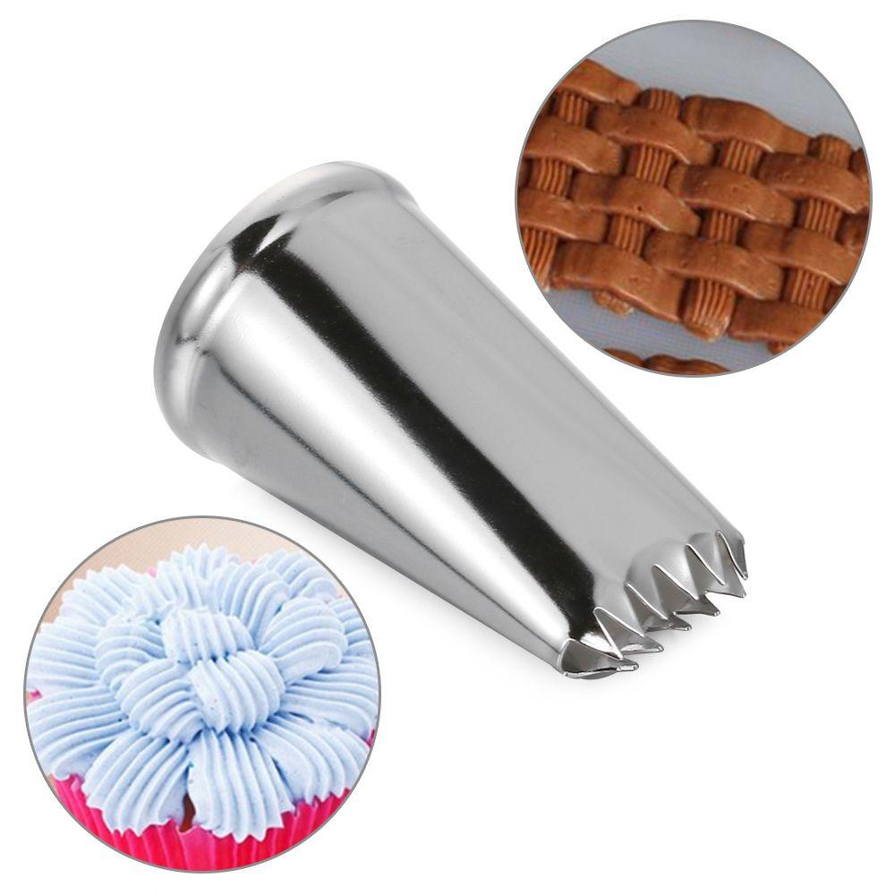 Set 2 Đầu Bắt Kem Bằng Thép Không Gỉ Chất Lượng Cao