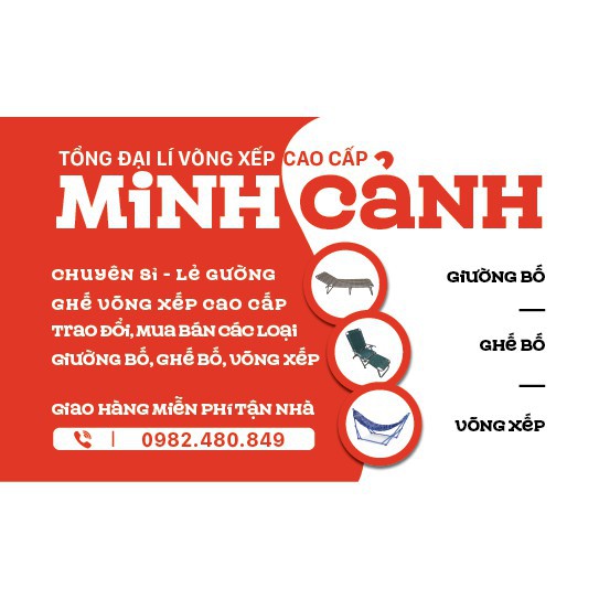 Võng xếp xi inox ban mai cao cấp hàng xuất khẩu