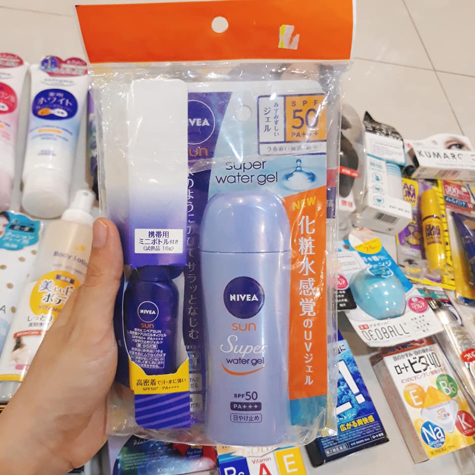 Kem chống nắng Nivea Sun Protect Water Gel SPF50 PA+++ Nhật Bản