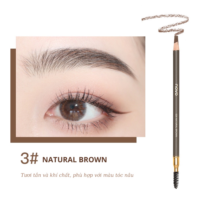 Bút Chì Kẻ Mày NOVO Cloud Mist Eyebrow Pencil 5472