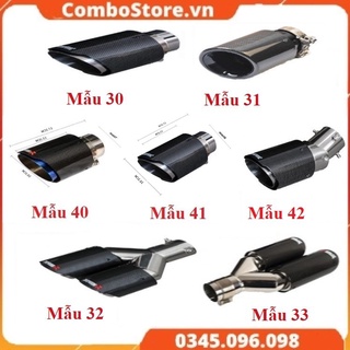 Chụp ống xả - chụp ống pô ô tô, xe hơi akrapovic carbon cao cấp