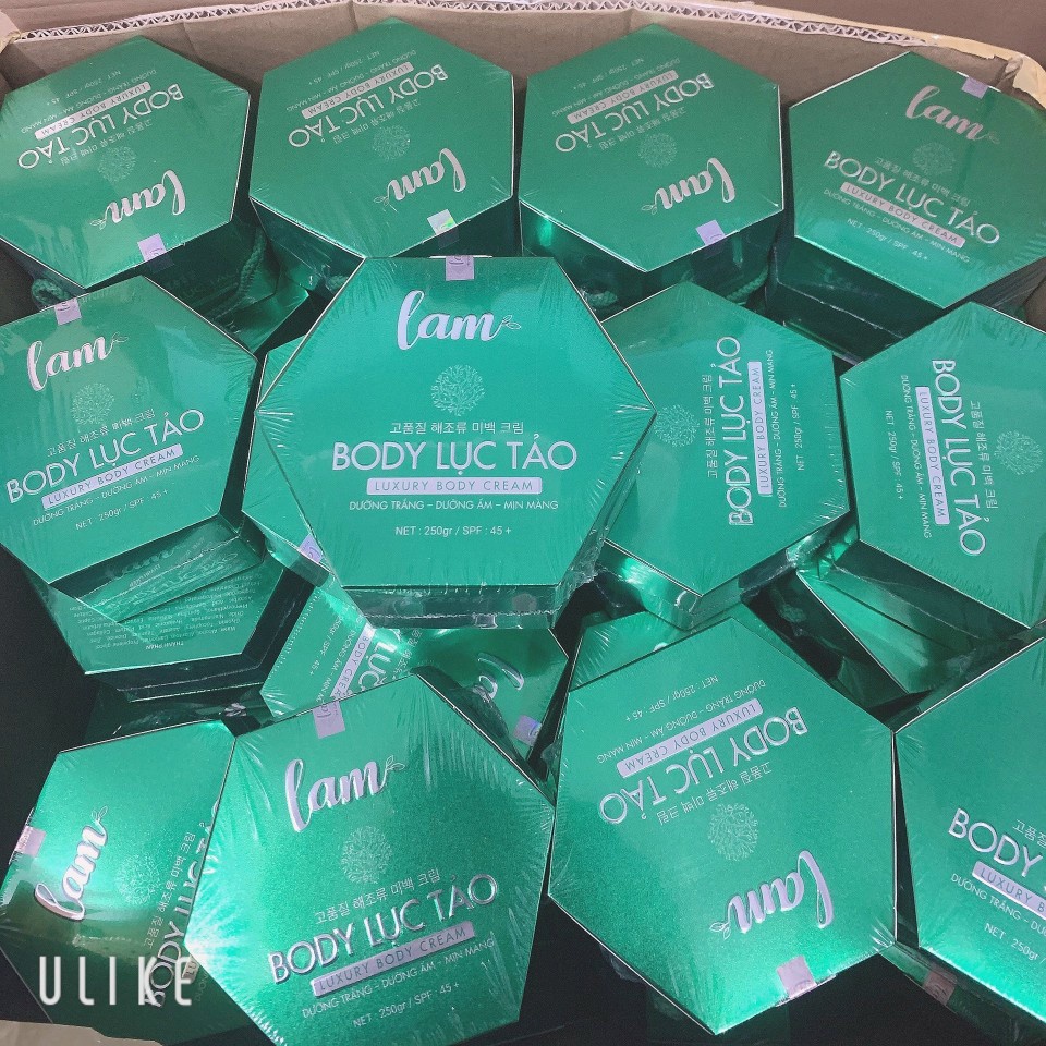 Kem Body Dưỡng Trắng Da Lục Tảo LAM SPF45+