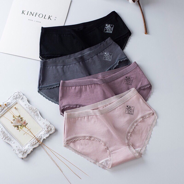 Quần chip cotton thoáng mát màu xinh
