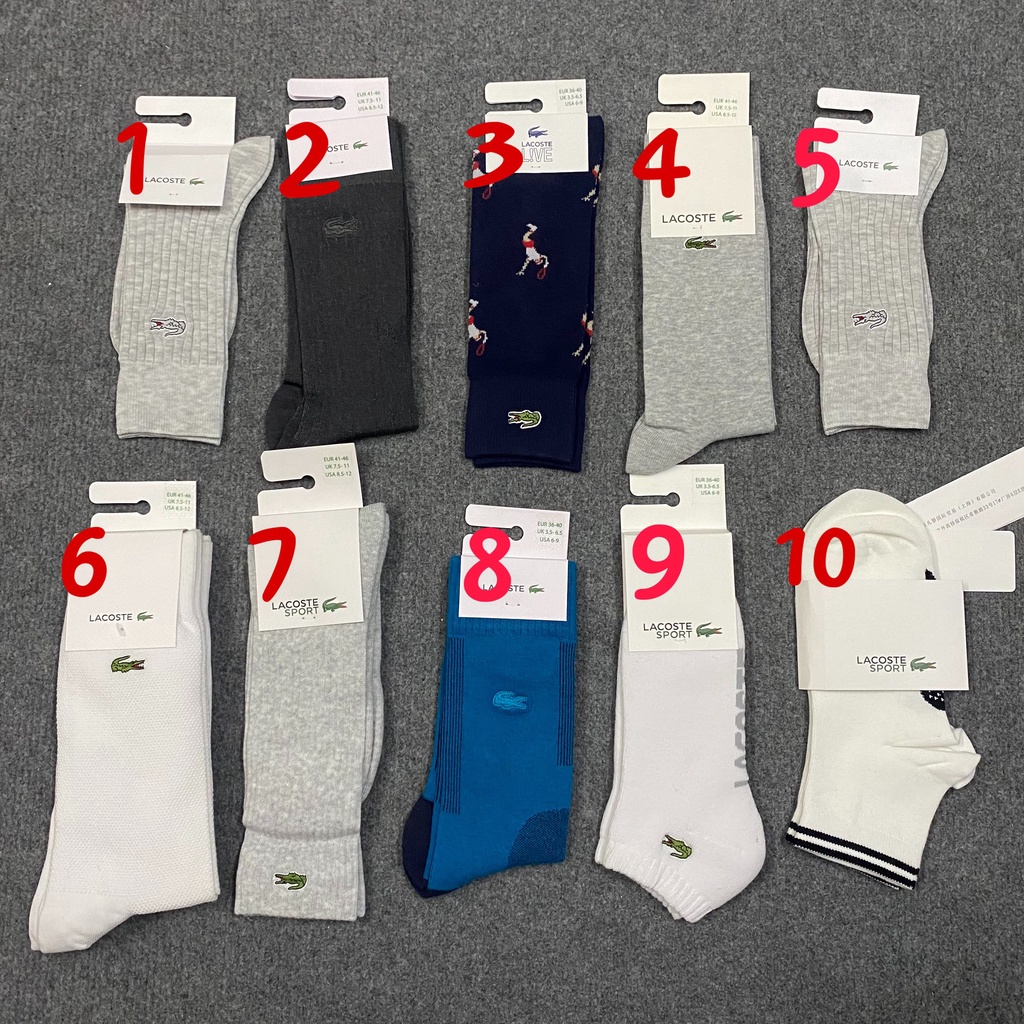 Tất Lacoste, Tommy, CK Chính Hãng