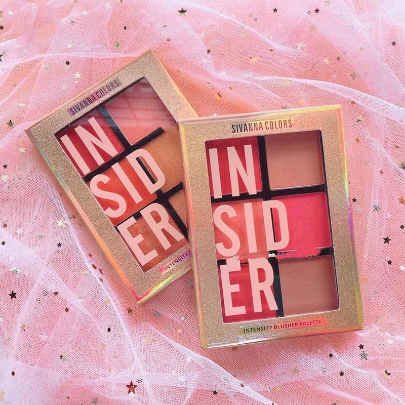 PHẤN MÁ HỒNG SIVANNA COLORS INSIDER INTENSITY BLUSHER PALETTE ✨✨