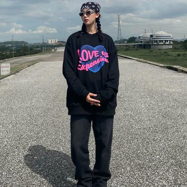 NRVP Áo Thun Nữ Dài Tay Cổ Tròn Thời Trang Hàn