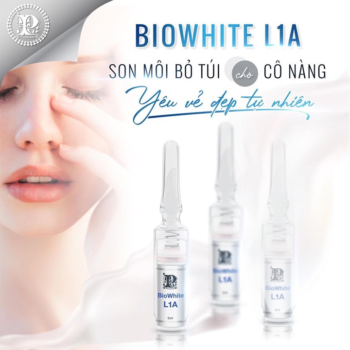 Kem hồng môi Biowhite L1a từ Nuwhite Prudente Professional 5ml cải thiện sắc tố dưỡng môi