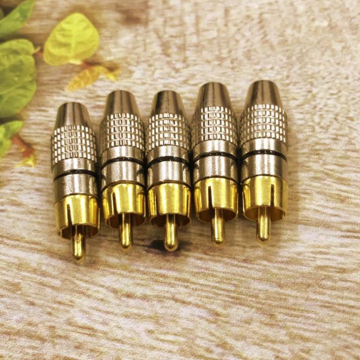 Jack AV vặn vít đầu hoa sen lõi đồng nguyên chất