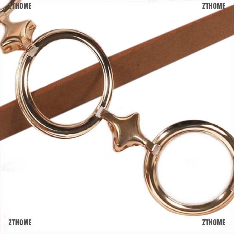 Thắt Lưng Dây Xích Bằng Kim Loại Mạ Vàng Cho Nữ