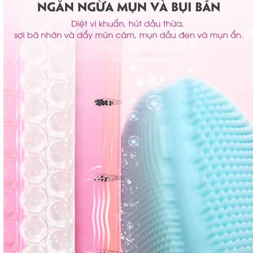 Máy rửa mặt Forever Lina Mini Dành Cho Nam Tặng Nữ - Chính Hãng Bảo Hành 3 Năm- PagPag