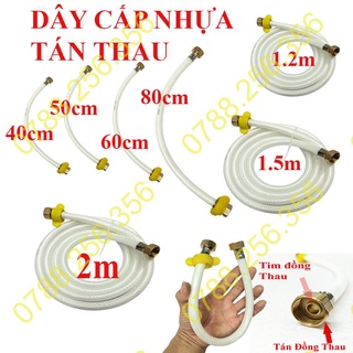 DÂY CẤP NHỰA CAO CẤP 4 Tấc Tán đồng Thau