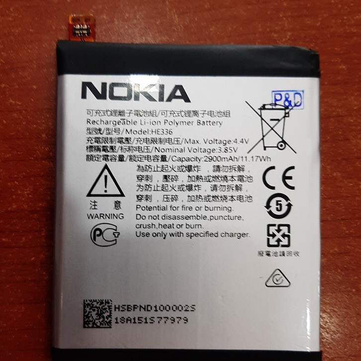 Pin Nokia 3.1 HE336 - New zin