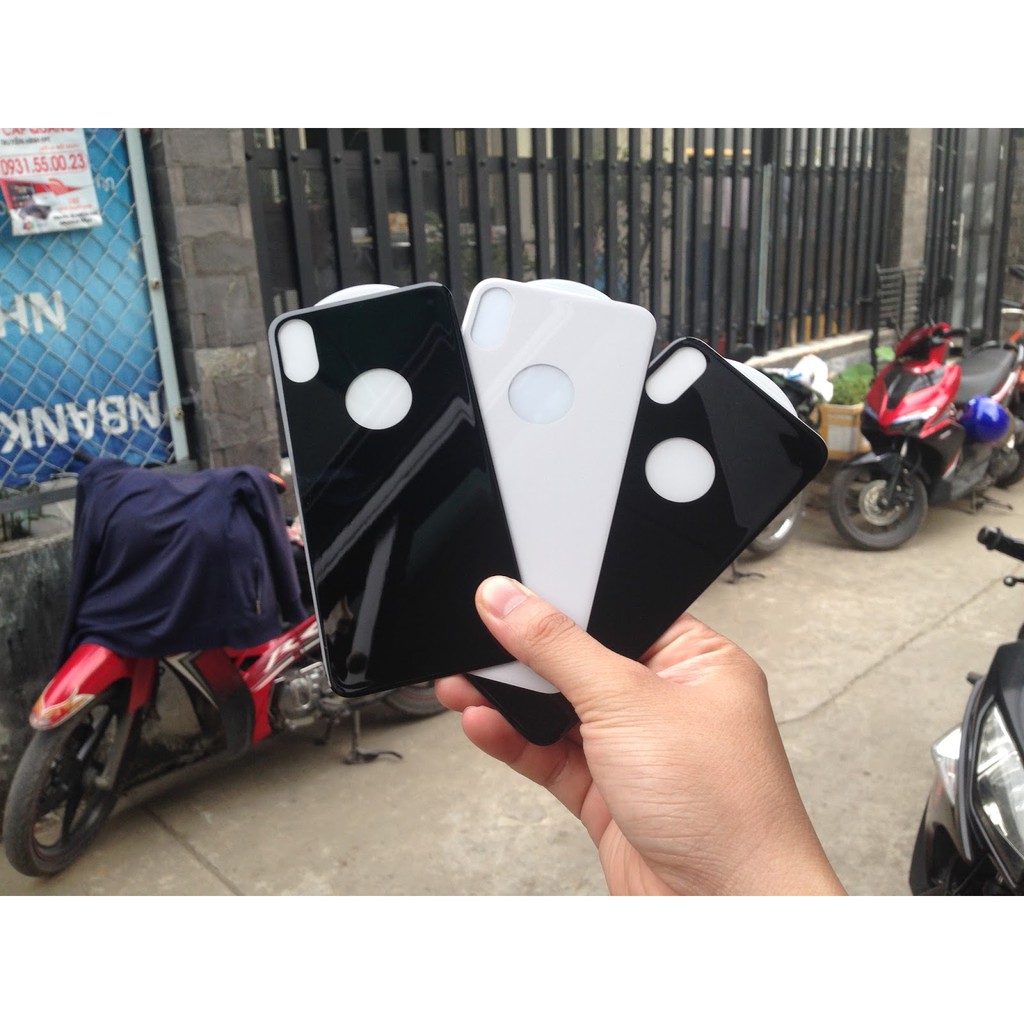 Kính cường lực full mặt sau iPhone X/iPhone 10 cao cấp