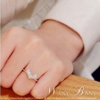 Nhẫn nữ đính đá phong cách Hàn Quốc độc đáo