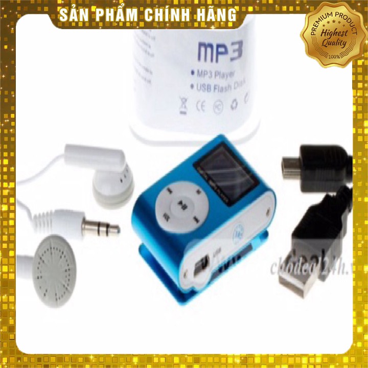 HOT Máy Mp3 nghe nhạc kèm thẻ nhớ 8GB và đầu đọc thẻ bằng nhôm sieu RE