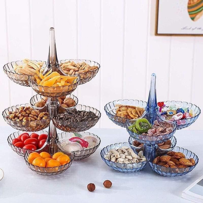 Khay nhựa 3 tầng