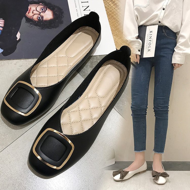 Giày Búp Bê Nữ Gót Vuông Size 41-43 | BigBuy360 - bigbuy360.vn