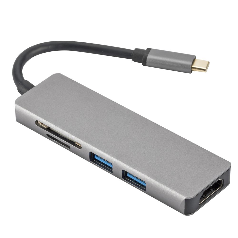 Bộ chia HDMI USB 3.0 hỗ trợ khe đọc thẻ nhớ