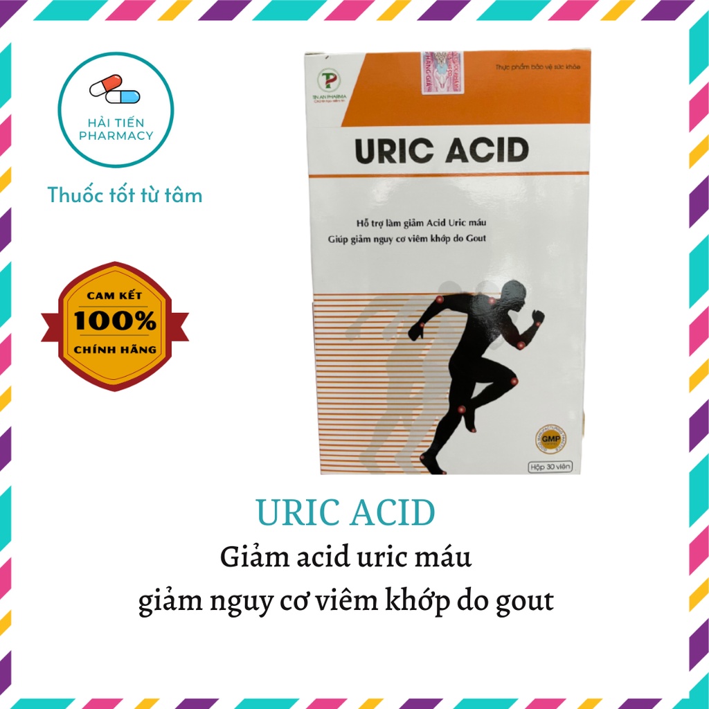 Uric acid - Giảm acid uric máu, giảm nguy cơ viêm khớp do gout