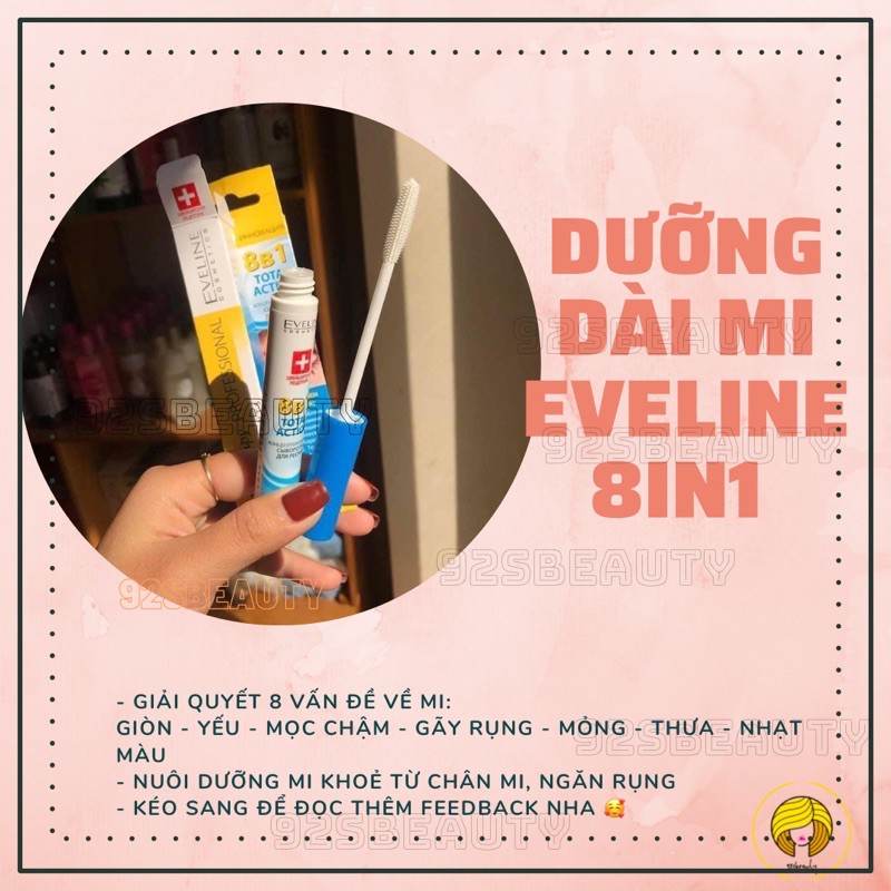 Dưỡng mi Eveline 8 in 1 làm dày và dài mi