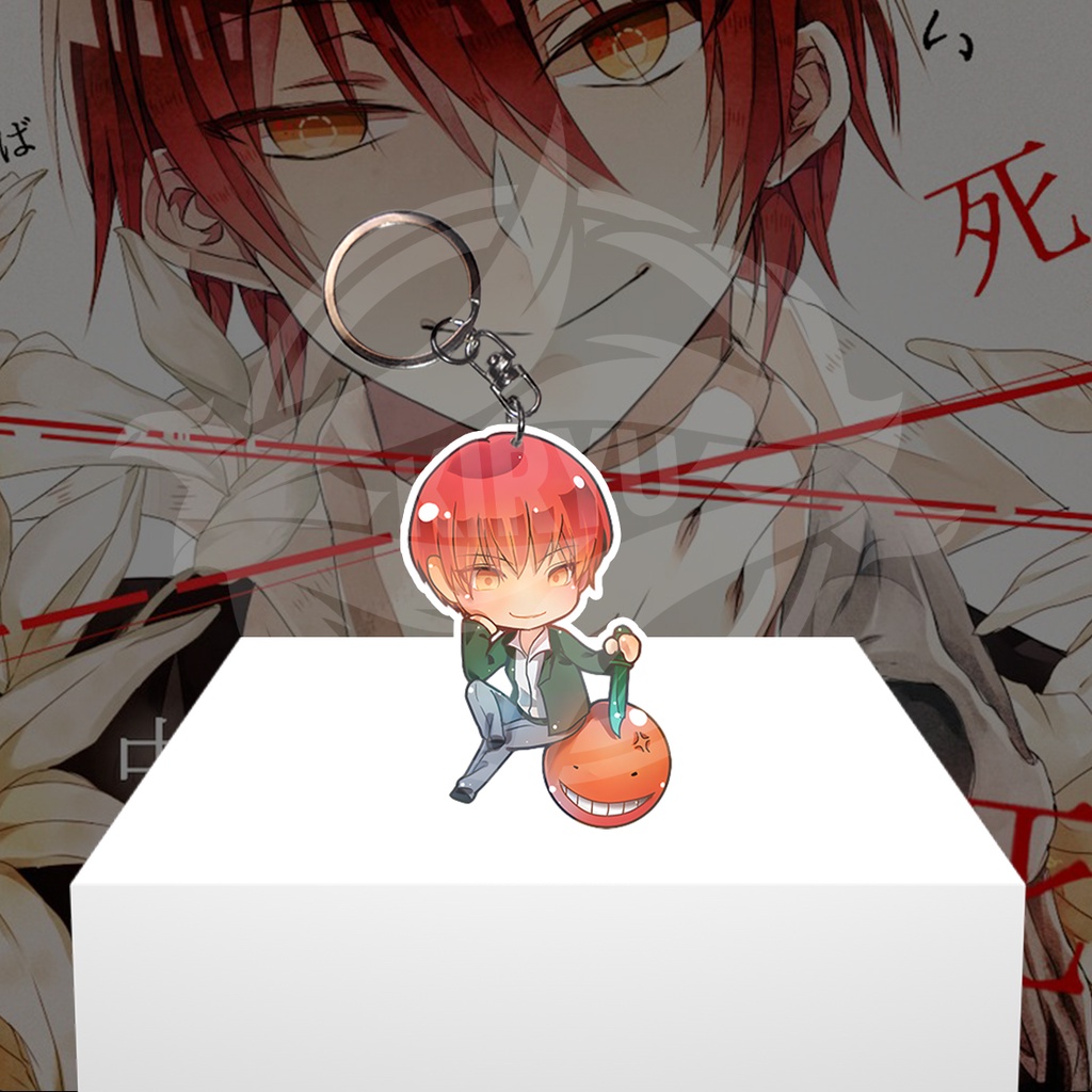 Móc Chìa Khóa Bằng acrylic In Hình Nhân Vật anime ansatsu kyoushitsu akabane karma