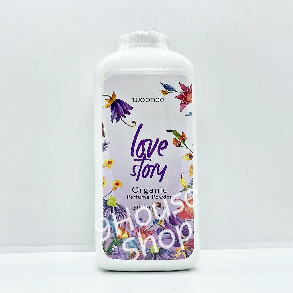 01 Chai Phấn Thơm Hữu Cơ Hương Nước Hoa Woonae Organic Perfume Powder 200gram