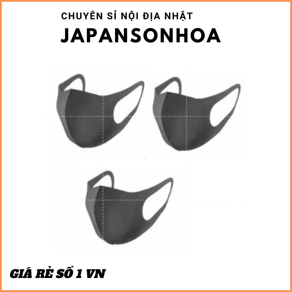 Khẩu trang lọc khói bui PITTA giữ nhiệt MASK 3 miếngCHÍNH HÃNG  bảo vệ sức khỏe sức khỏe người sử dụng
