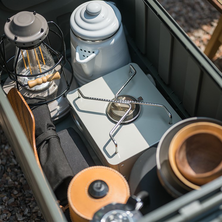 Bếp ga mini dã ngoại vintage glamping, bếp ga du lịch cắm trại Naturehike CNH22CJ011